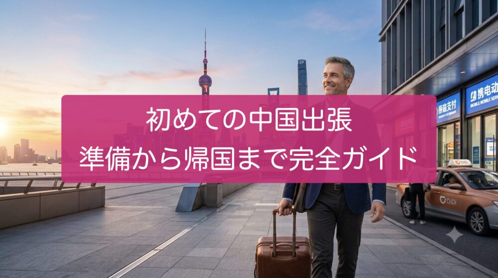 初めての中国出張完全ガイドのアイキャッチ画像