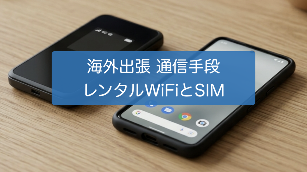 レンタルWiFiとSIM比較記事のアイキャッチ画像
